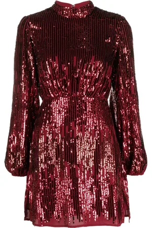 RIXO London Vestido corto con lentejuelas