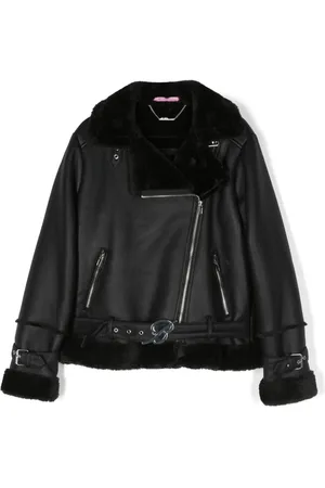 MISS BLUMARINE Chaqueta con placa del logo