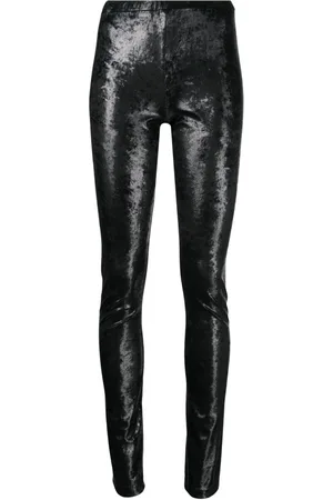 JUNYA WATANABE Leggins brillantes de talle medio