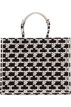 Elisabetta Franchi Bolso shopper Monogram grande
