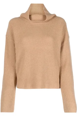 Ralph Lauren Jersey de punto grueso con cuello vuelto