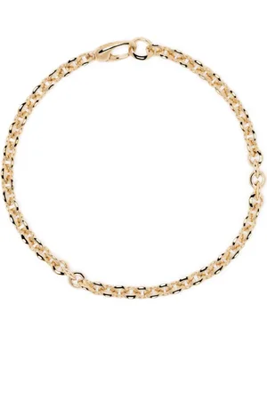 Lizzie Mandler Pulsera de cadena micro en oro amarillo de 18kt