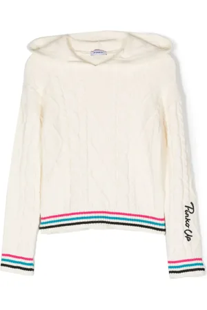 Pinko Jersey con capucha y logo bordado