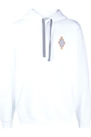 MARCELO BURLON Sudadera con capucha y logo bordado