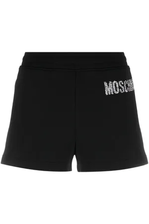 Moschino Shorts con aplique del logo