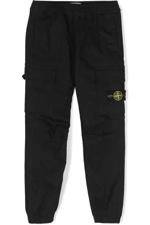 Stone Island Pantalones cargo con distintivo Compass
