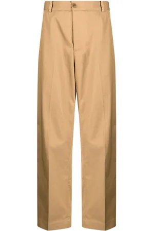 Maison Kitsuné Pantalones rectos de talle medio