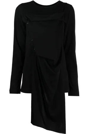 YOHJI YAMAMOTO Top con diseño asimétrico