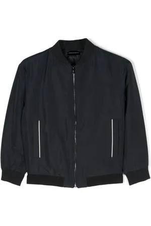 Emporio Armani Chaqueta con logo en la cintura
