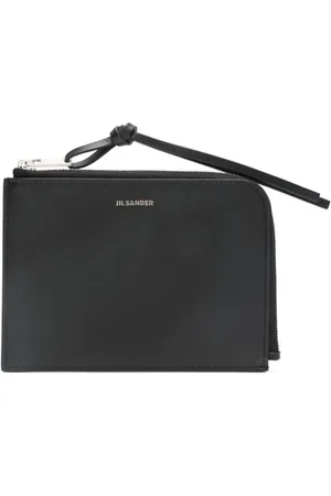 Jil Sander Cartera Giro con logo en relieve