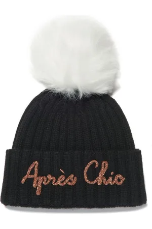 MC2 SAINT BARTH Gorro de canalé con pompón
