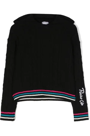 Pinko Jersey con capucha y logo bordado