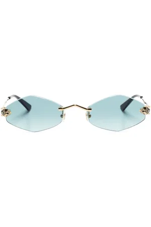 Cartier Gafas de sol con placa Tiger Head