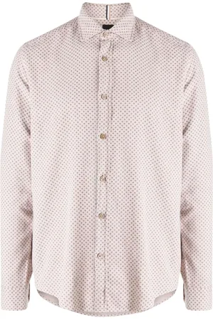 HUGO BOSS Camisa con motivo de lunares