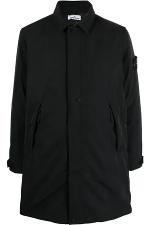 Stone Island Chaqueta acolchada con distintivo Compass