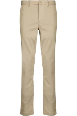Lacoste Pantalones slim con parche del logo