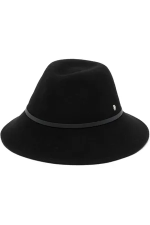 HELEN Sombrero fedora con placa del logo