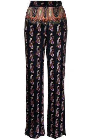 Etro Pantalones con motivo en jacquard