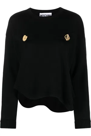 Moschino Jersey con dobladillo asimétrico