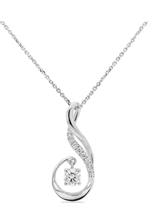 HYT Jewelry Collar con colgante en oro blanco de 18kt con diamantes