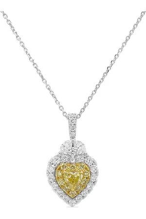 HYT Jewelry Collar en platino con corazón de diamante