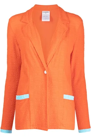 CHANEL Blazer CC de punto de rizo 2002