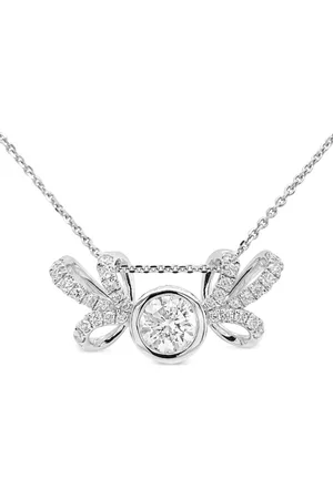 HYT Jewelry Collar con colgante en oro blanco de 18 ct con diamantes