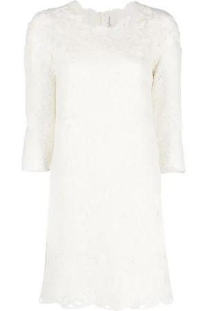 ERMANNO SCERVINO Vestido corto con encaje guipur