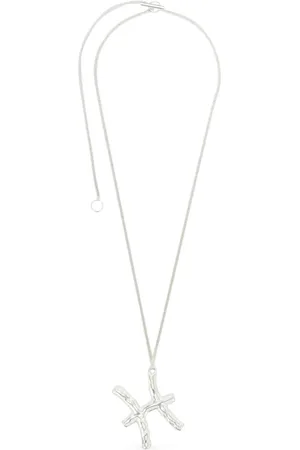 Jil Sander Collar en plata con colgante del zodiaco
