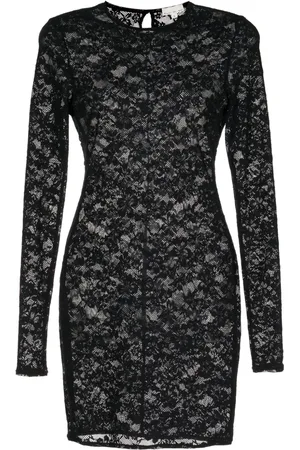 FLEUR DU MAL Vestido Le Stretch corto con encaje