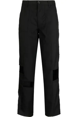 Comme des Garçons Pantalones capri a paneles