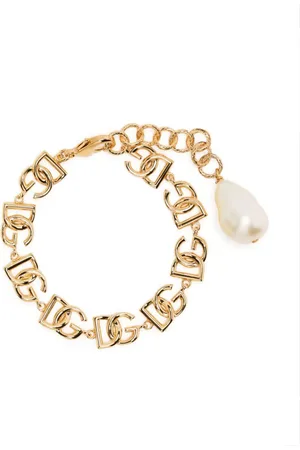Dolce & Gabbana Pulsera con placa del logo