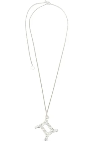 Jil Sander Collar de cadena con colgante del zodiaco