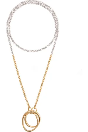 CHARLOTTE CHESNAIS Collar con anillos colgantes