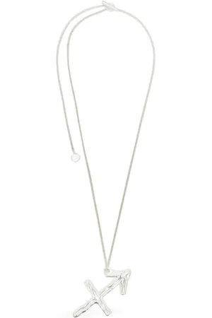Jil Sander Collar en plata con colgante del zodiaco
