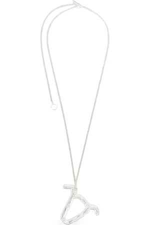 Jil Sander Collar en plata con colgante del zodiaco
