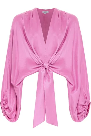 Azeeza Blusa Culhane con diseño retorcido