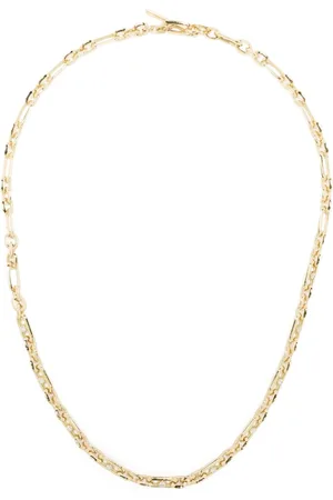 Lizzie Mandler Collar de cadena en oro amarillo de 18kt con diamantes