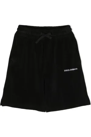 Dolce & Gabbana Pantalones cortos de deporte con logo bordado