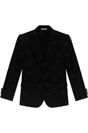 Dolce & Gabbana Blazer con solapas de pico y logo