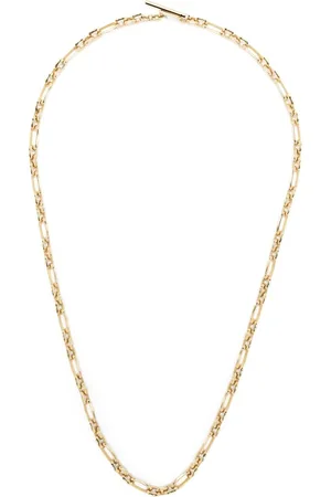 Lizzie Mandler Collar de cadena figaro en oro amarillo de 18kt