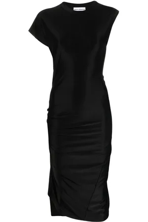 Paco rabanne Vestido midi drapeado