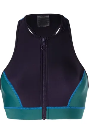 Duskii Top de bikini con diseño colour block