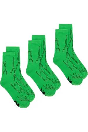 Natasha Zinko Pack de tres pares de calcetines Monster Feet