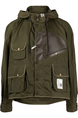 Maison Mihara Yasuhiro Chaqueta con capucha y múltiples bolsillos