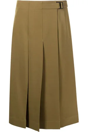 LEMAIRE Falda cruzada con diseño plisado