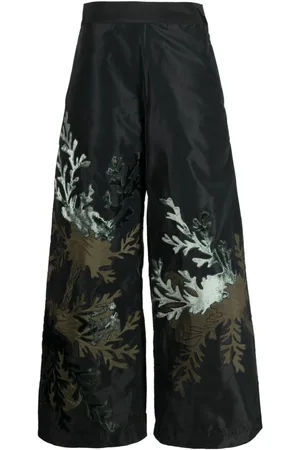 BIYAN Pantalones anchos de talle alto
