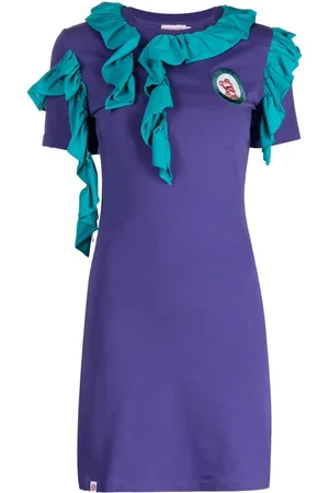 Charles Jeffrey Loverboy Vestido corto con logo bordado