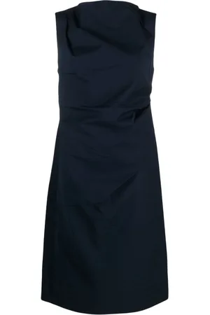 CO Vestido midi fruncido