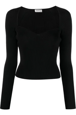 Simkhai Jersey Giuliana con escote corazón